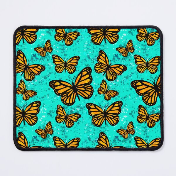 Item preview, Aqua Monarch Butterfly Pattern designed and sold by ArtbyJanaye.