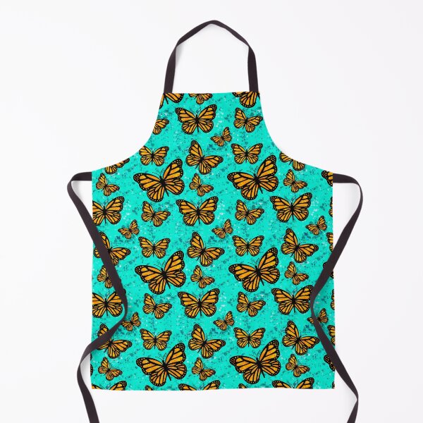 Item preview, Aqua Monarch Butterfly Pattern designed and sold by ArtbyJanaye.