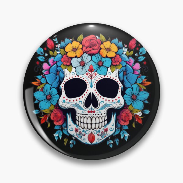 Item preview, Skull Covered by Flowers designed and sold by Drimayya.