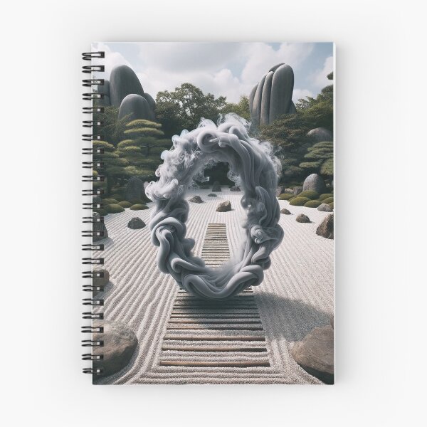 Item preview, 0 swirling gray smoke Zen rock garden designed and sold by gamertex.