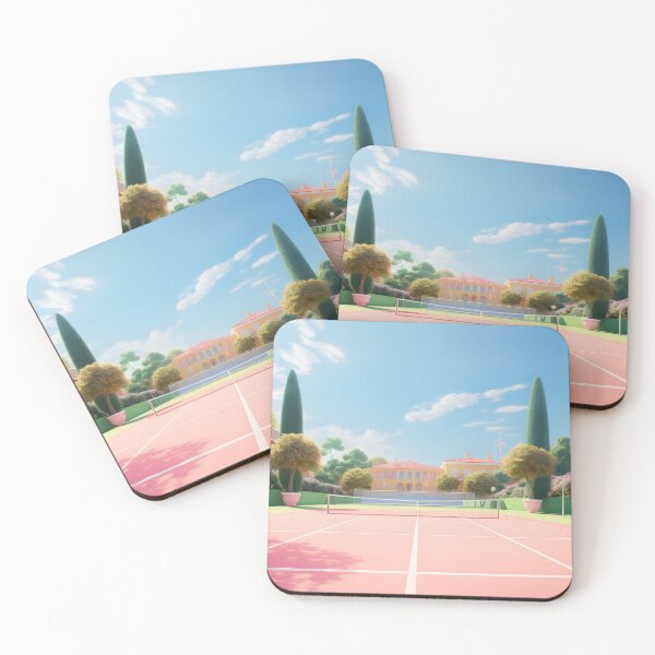 Item preview, Preppy Tennis Court designed and sold by peachculture.