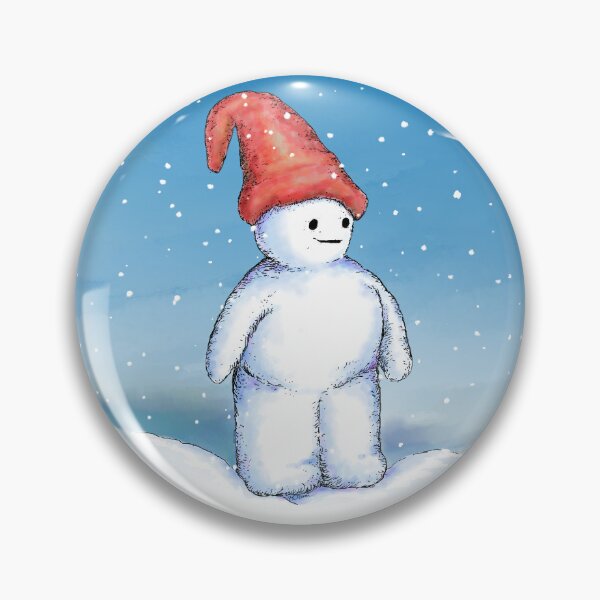 Aperçu de l'œuvre Scène d'hiver avec un bonhomme de neige joyeux créée et vendue par Delfyn Studios.