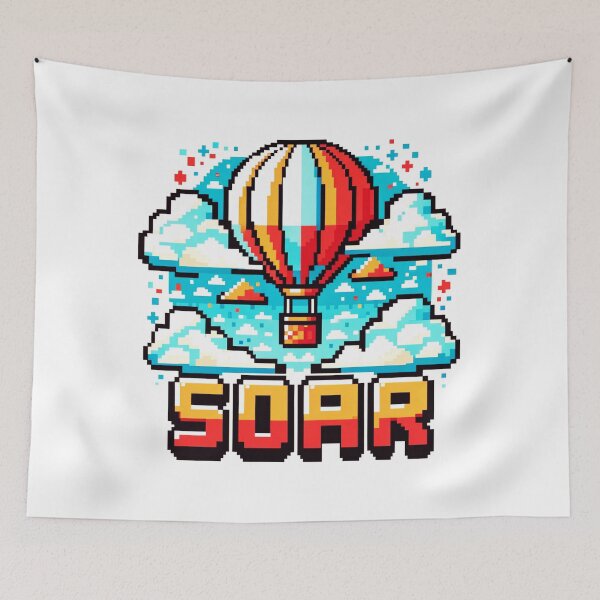 Item preview, Soar Ascending Hot Air Balloon Adventure designed and sold by PixelPunkster.