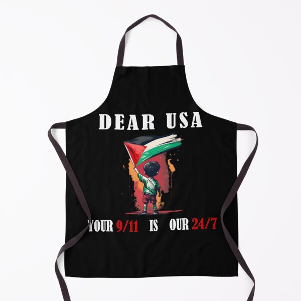 Item preview, Gaza Palestine - Dear USA Your 9/11 is Our 24/7 designed and sold by JurenArt.