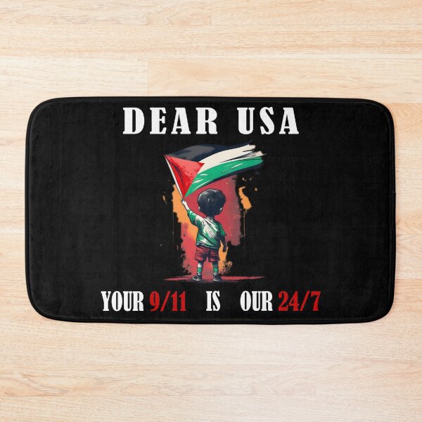 Item preview, Gaza Palestine - Dear USA Your 9/11 is Our 24/7 designed and sold by JurenArt.