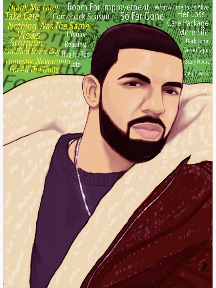 Thumbnail 3 of 3, Sticker, Drake Fan designed and sold by Reflex76.
