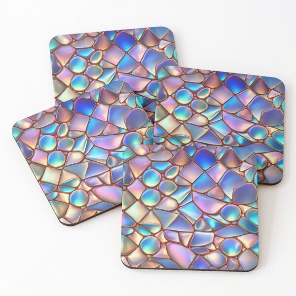 Item preview, Abstract Opalescent Jewel Pattern designed and sold by calibrit.