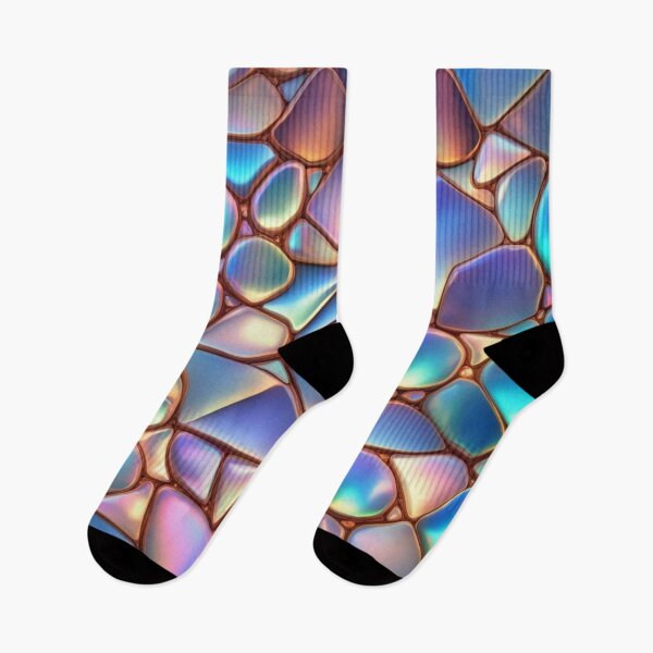 Item preview, Abstract Opalescent Jewel Pattern designed and sold by calibrit.