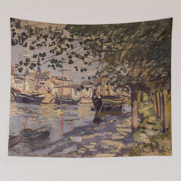 Item preview, The Seine at Rouen by Claude Monet designed and sold by tomorrowsart.