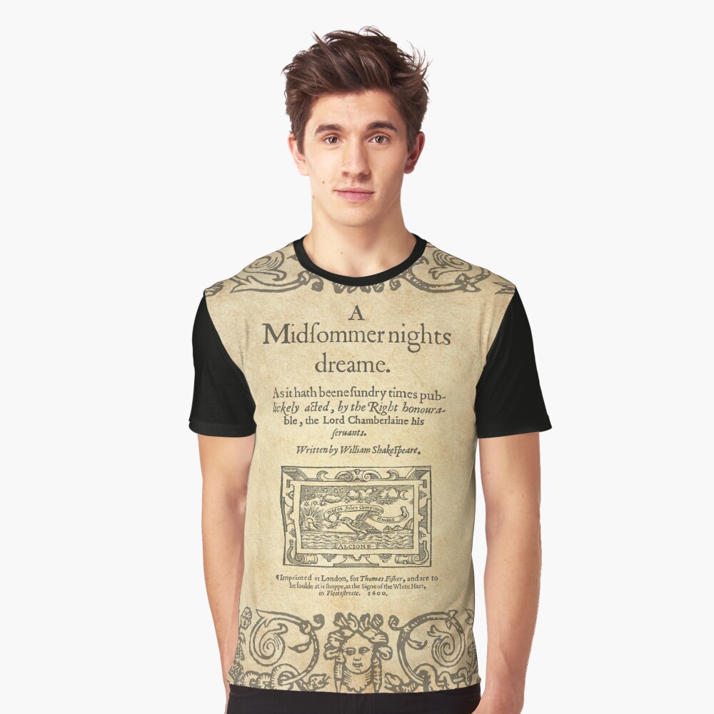 Vista previa del artículo con la obra «Camiseta gráfica», diseñado y vendido por bibliotee.