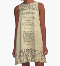 Shakespeare, A midsummer night's dream 1600 A-Line Dress