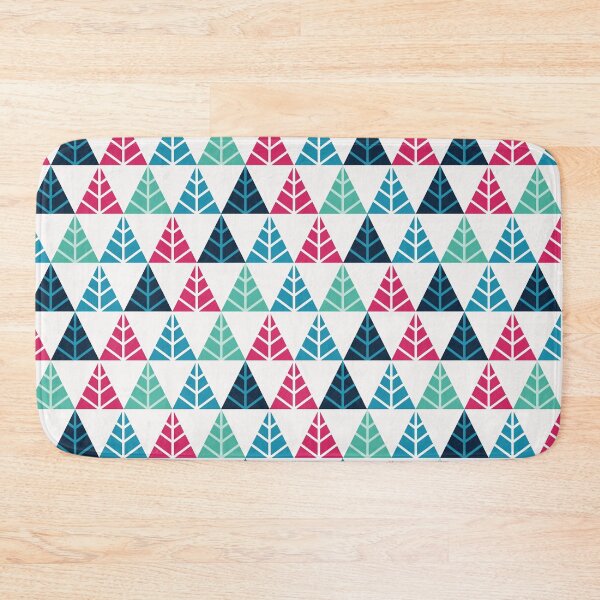 Item preview, Festive Pine Triangle Mosaic Abstract Christmas Pattern designed and sold by FlinArt.