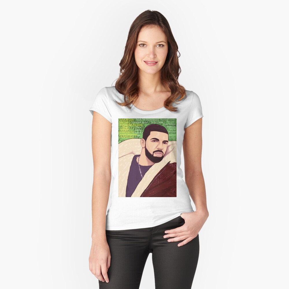 Item preview, Fitted Scoop T-Shirt designed and sold by Reflex76.