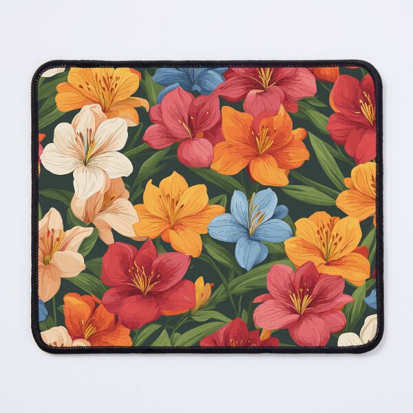 Item preview, Alstroemeria Flowers Pattern designed and sold by WildlifeInc.