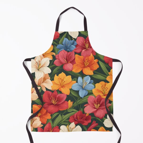 Item preview, Alstroemeria Flowers Pattern designed and sold by WildlifeInc.