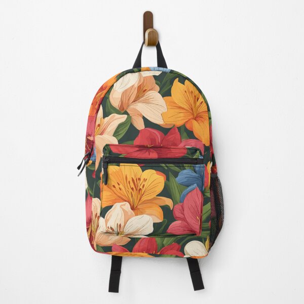 Item preview, Alstroemeria Flowers Pattern designed and sold by WildlifeInc.