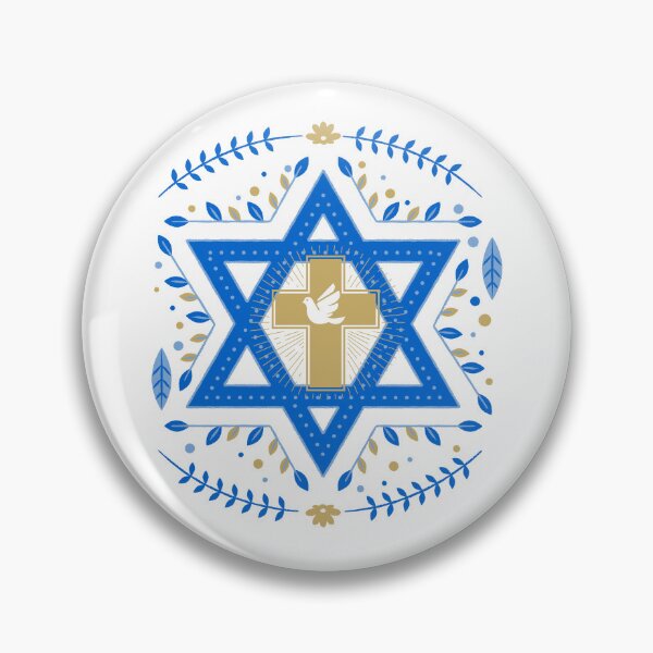 Item preview, Star of David with Cross and Dove designed and sold by ANewGlory.