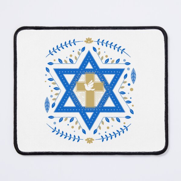 Item preview, Star of David with Cross and Dove designed and sold by ANewGlory.