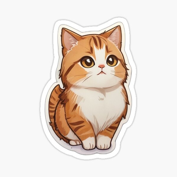 Cat, cute, fat, feline, ginger, meow, pet icon - Download on Iconfinder