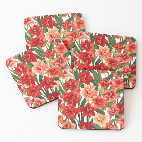 Item preview, Amaryllis Flowers Pattern designed and sold by WildlifeInc.