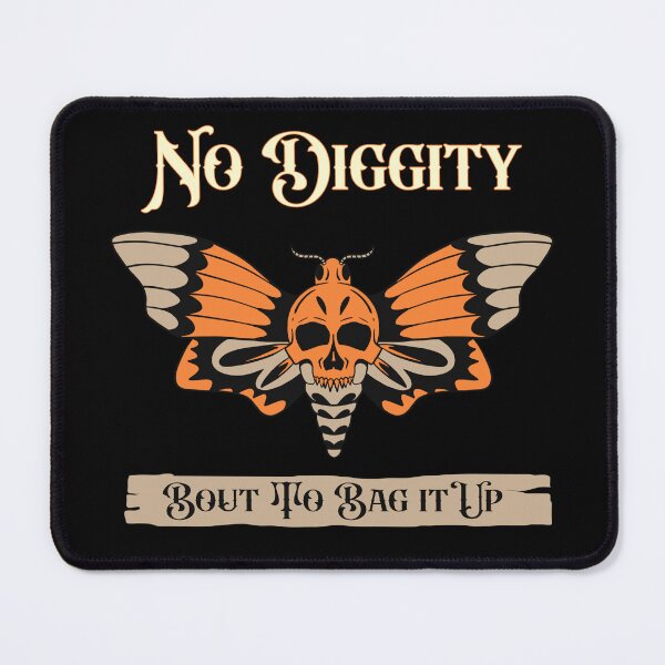 Item preview, No Diggity Bout To Bag it Up Halloween Spooky Season Ghost vintage Pumpkin Trick or Treat Skeleton Boo designed and sold by DjenShop.
