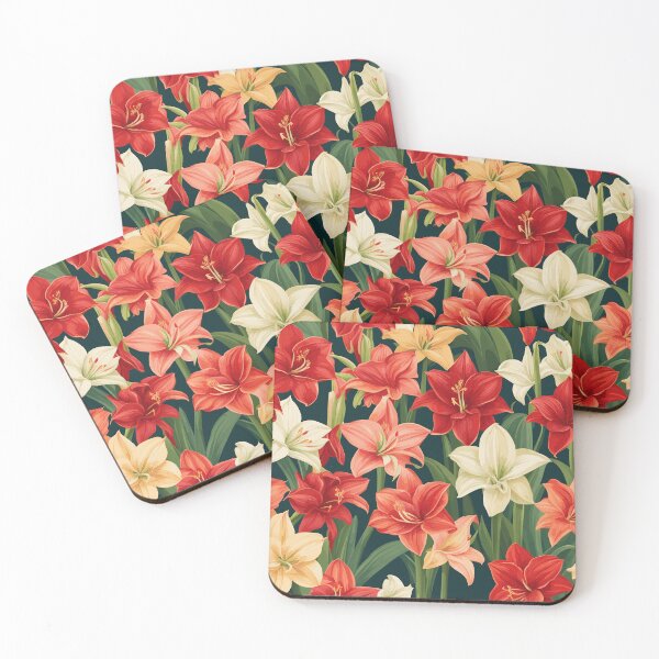 Item preview, Amaryllis Flowers Pattern designed and sold by WildlifeInc.