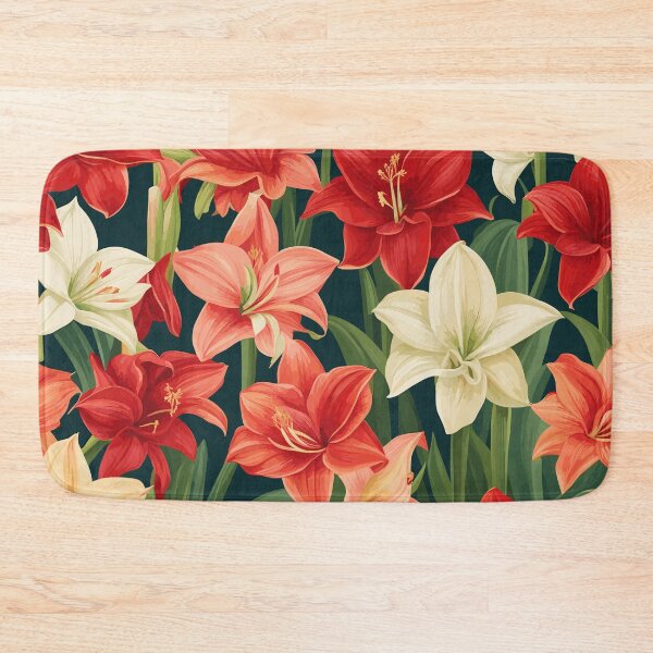 Item preview, Amaryllis Flowers Pattern designed and sold by WildlifeInc.