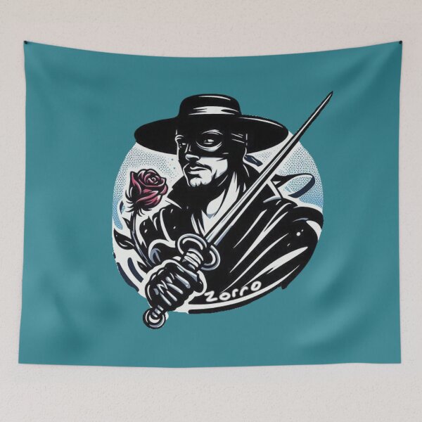Aperçu de l'œuvre Zorro créée et vendue par Myra365Art.