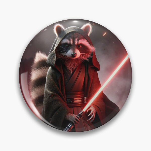 Artikelvorschau, Waschbär Sith-Lord entworfen und verkauft von Appsmiths.