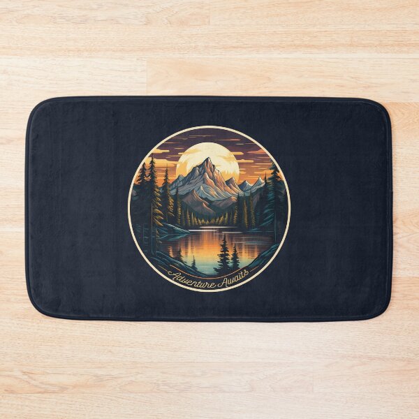 Item preview, "Adventure Awaits" Nature Wilderness Sunset Design designed and sold by meganohm.
