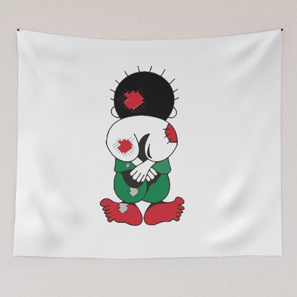 Item preview, Handala with palestine flag colors designed and sold by Creative-Wolf16.