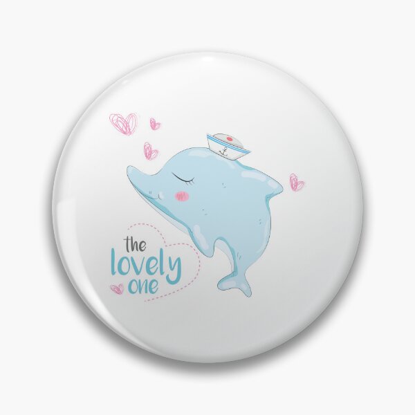 Item preview, lovely dolphin sailor, cute cartoon dolphin character, cute dolphin sailor designed and sold by GreyStanzione1.