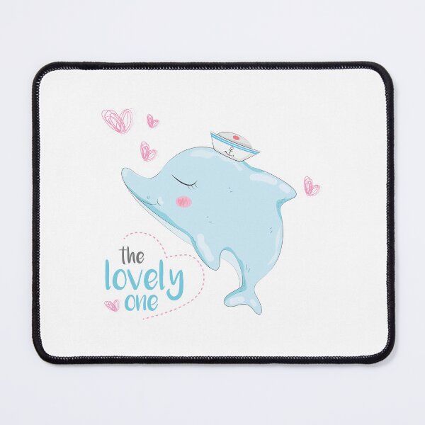 Item preview, lovely dolphin sailor, cute cartoon dolphin character, cute dolphin sailor designed and sold by GreyStanzione1.