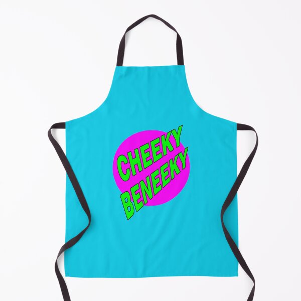 Item preview, Cheeky Beneeky, Green Bold Font on Pink Circle designed and sold by AASparksDesigns.