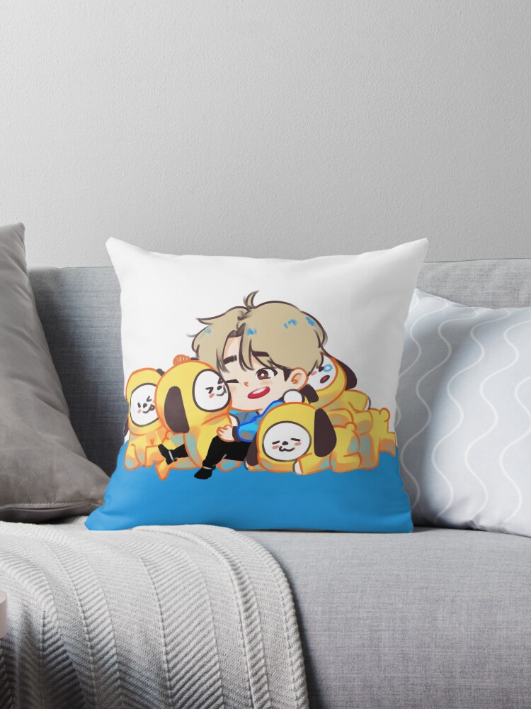 bt21 throw pillow