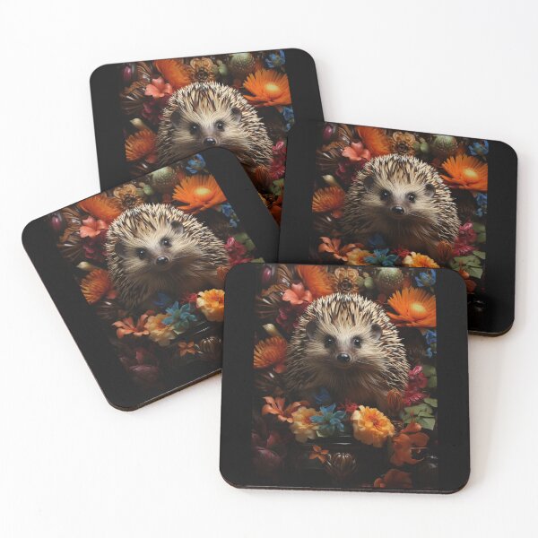 Item preview, Cool Porcupine Chibi With Bright Flowers designed and sold by CamilleNorris.