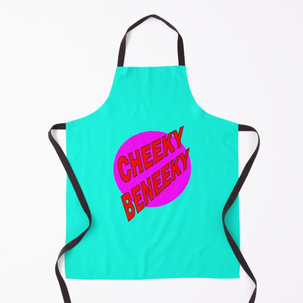 Item preview, Cheeky Beneeky, Red Bold Font on Pink Circle designed and sold by AASparksDesigns.