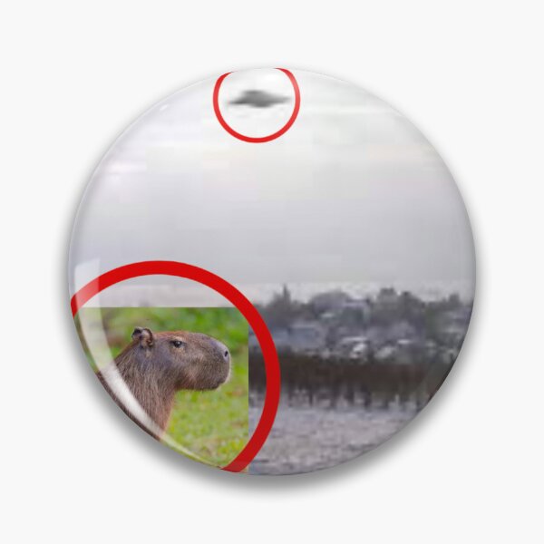 Item preview, CAPYBARA UFO SIGHTING 2 designed and sold by indirectsquid.