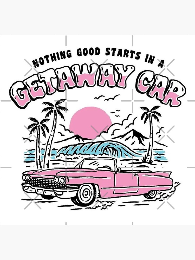 getaway car Art Board Print for Sale by eilosu