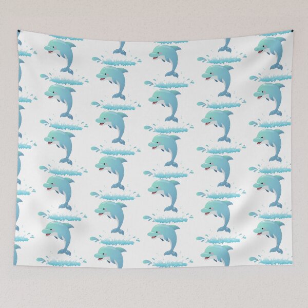 Item preview, dolphin jumping, cute dolphin jumping, funny dolphin jumping designed and sold by GreyStanzione1.