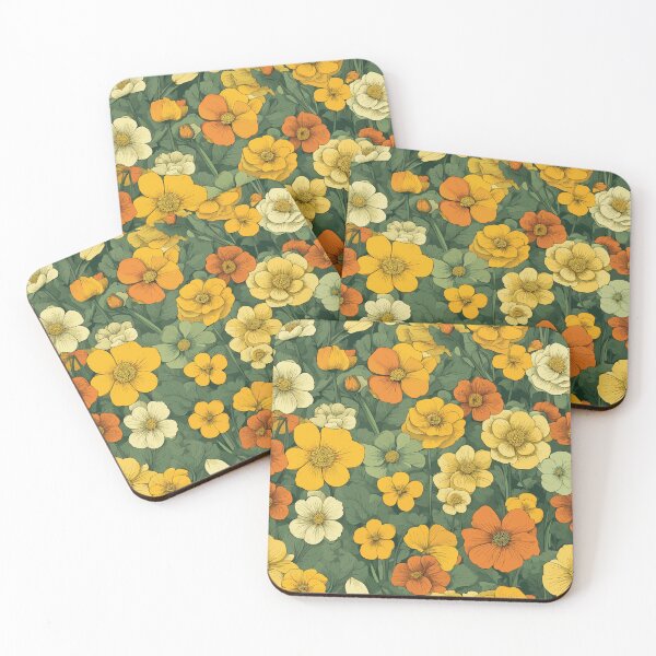 Item preview, Buttercup Flowers Pattern designed and sold by WildlifeInc.