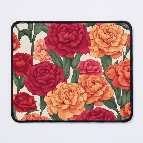 Item preview, Carnation Flower Pattern designed and sold by WildlifeInc.