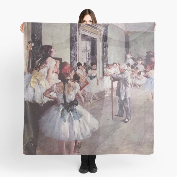 The Ballet Class- Edgar Degas Scarf