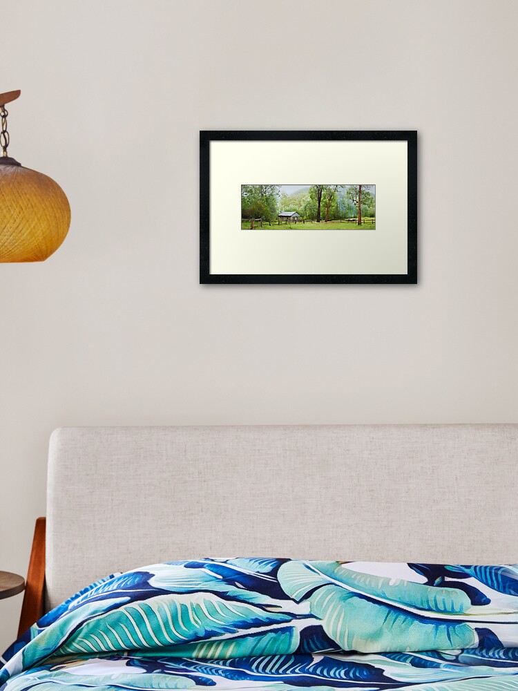 Thumbnail 1 of 7, Framed Art Print, Ritches Hut, Howqua Hills, Victoria, Australia designed and sold by Chockstone.