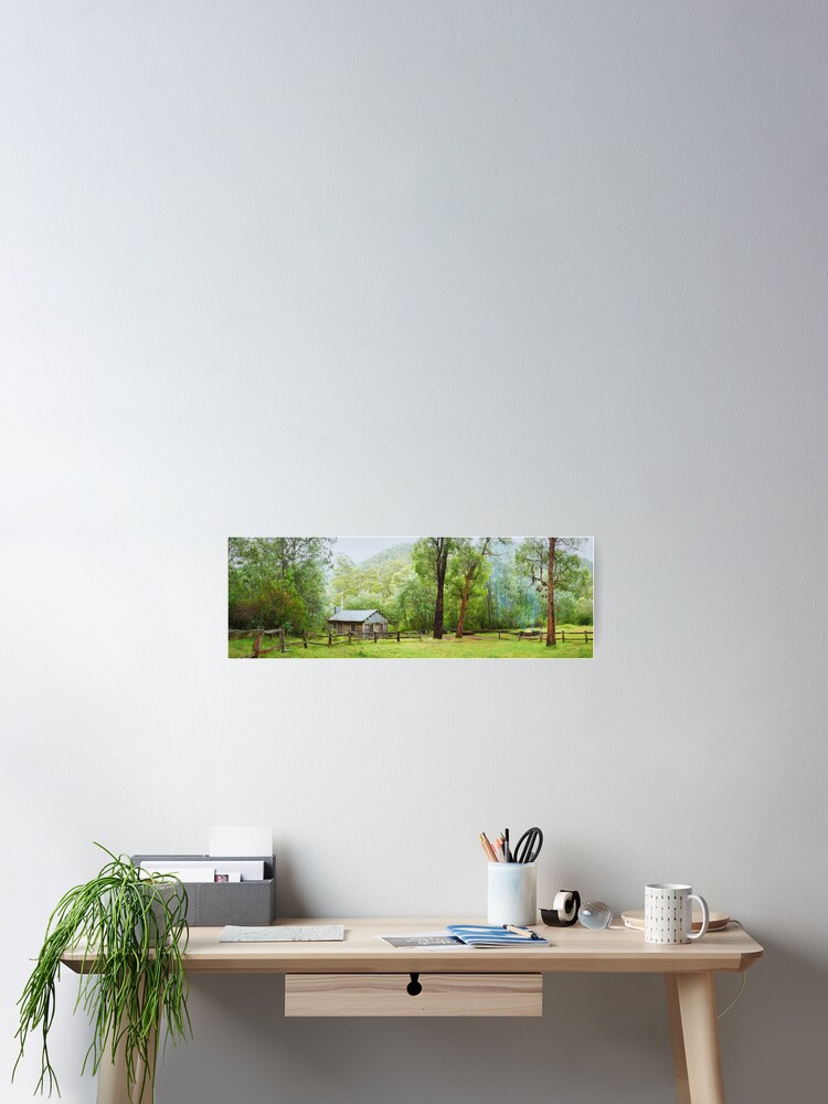 Thumbnail 1 of 3, Poster, Ritches Hut, Howqua Hills, Victoria, Australia designed and sold by Chockstone.