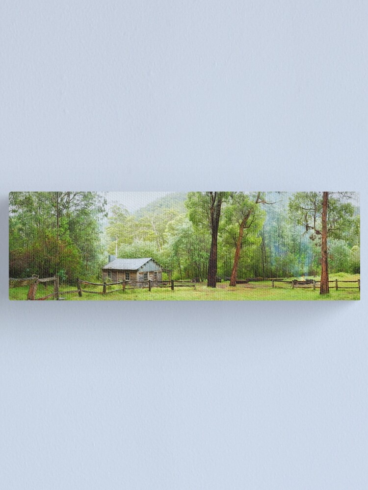 Thumbnail 1 of 3, Canvas Print, Ritches Hut, Howqua Hills, Victoria, Australia designed and sold by Chockstone.