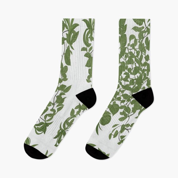 Item preview, Green leaves and branches in white background designed and sold by Carlos Gudino.