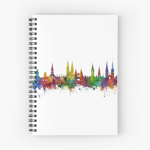 Item preview, Lubeck Germany Skyline designed and sold by ArtPrints.