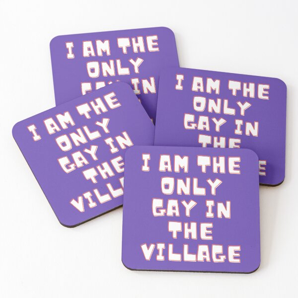 Item preview, Little Britain I am The Only Gay in the Village Purple Version designed and sold by beddreams.