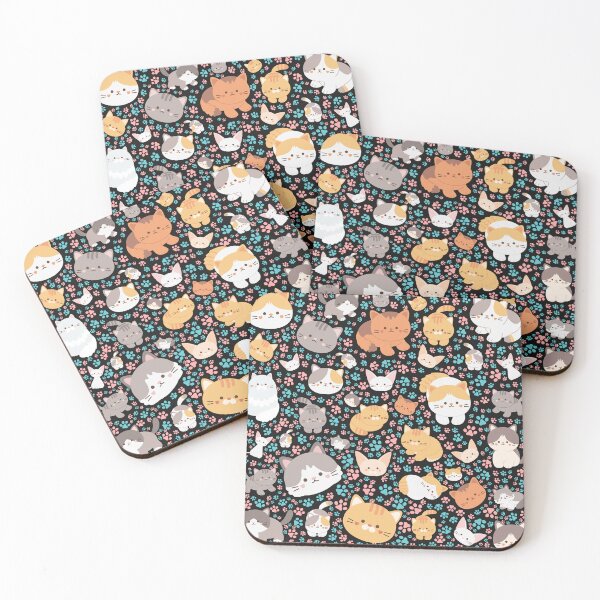 Item preview, Cat slave - Cute cat pattern designed and sold by mamacub.